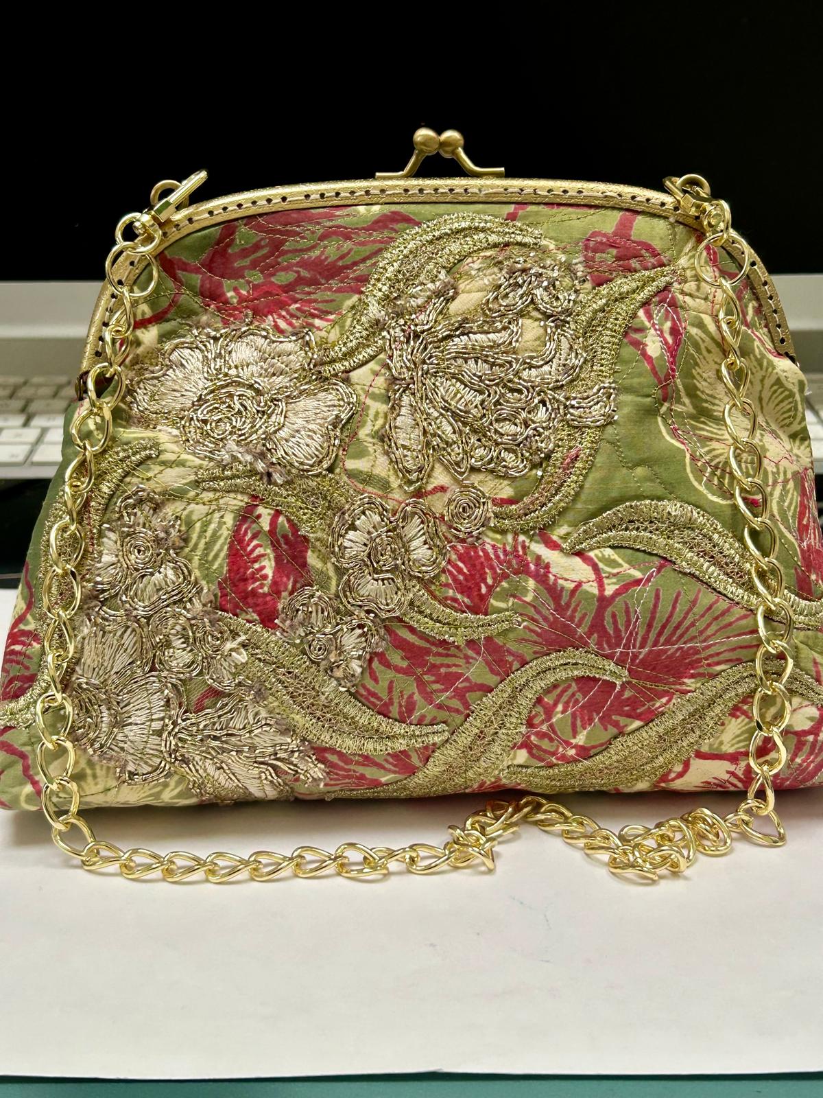 Handcrafted textile work by Justina Smith