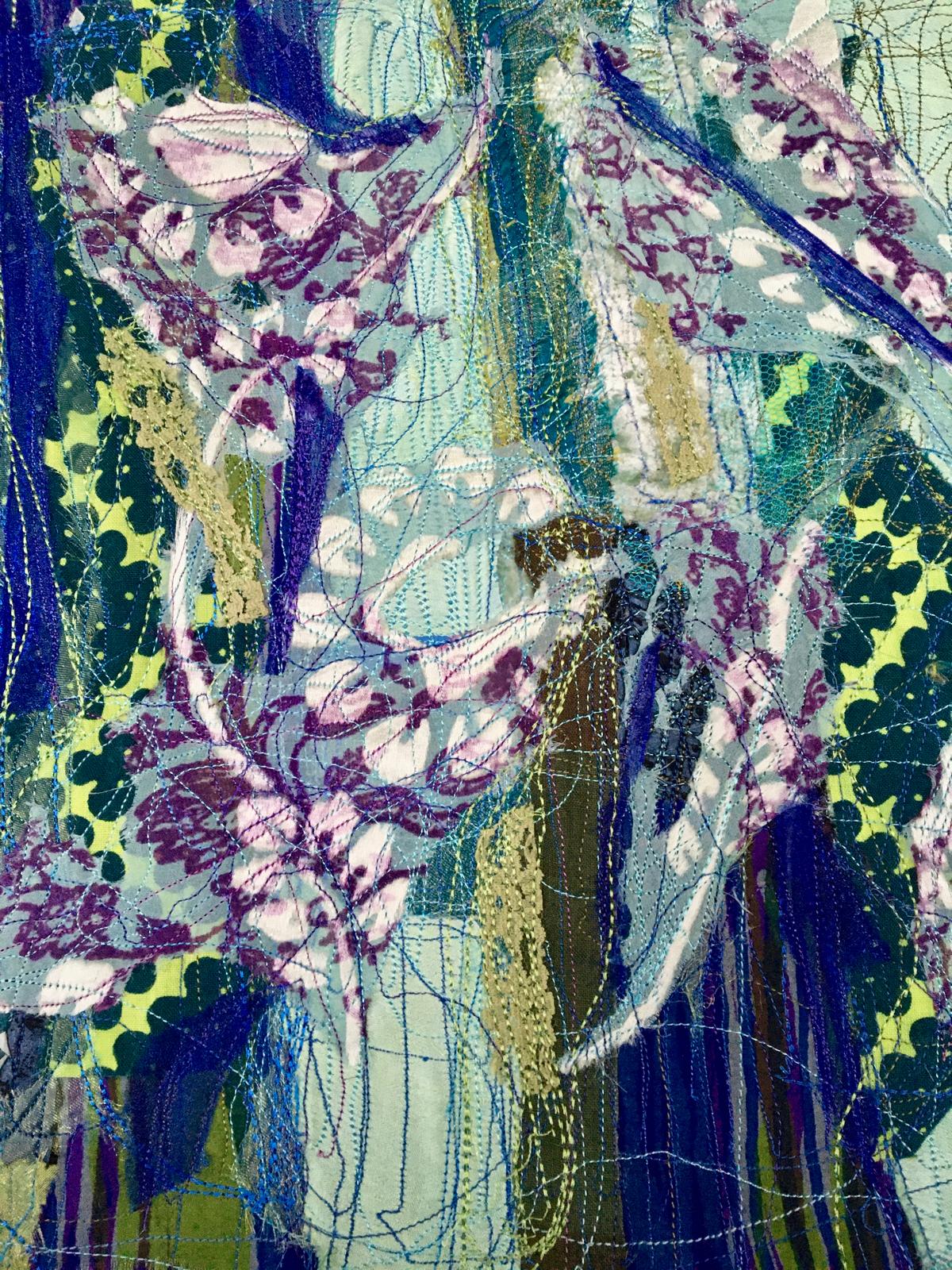 Detail of Tina's textile work