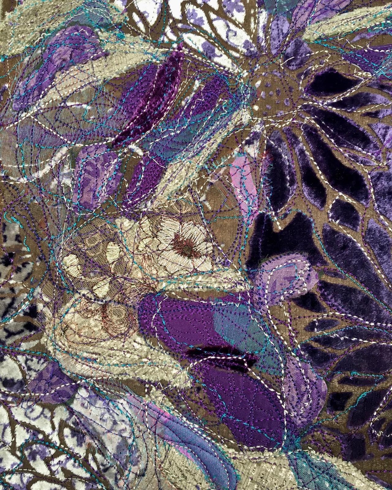 Detail of handmade textile work